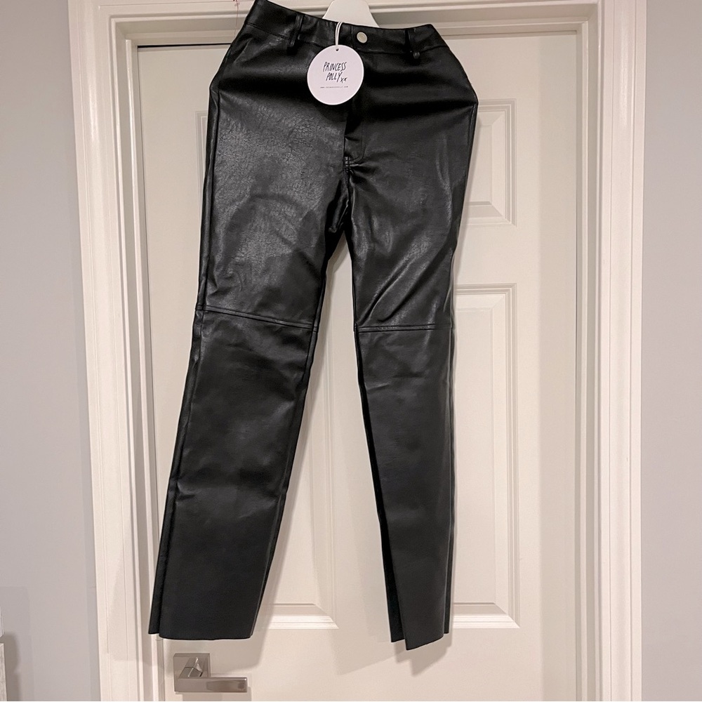 Princess Polly High Waisted Leather Pants